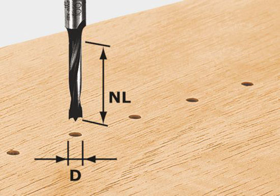 Picture of Dowel Drill Bit HW S8 D10/30 Z