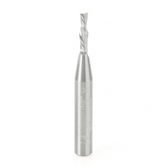 Picture of 46200 Solid Carbide Spiral Plunge 1/8 Dia x 1/2 x 1/4 Inch Shank x 2 Inch Long Down-Cut